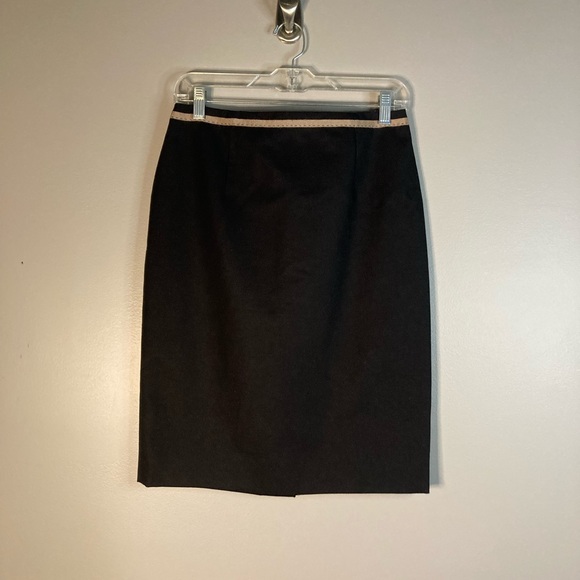 PAULE KA Dresses & Skirts - NWT PAULE  KA Black Cotton Pencil Skirt 38 
Elegant Career Work Sexy Straight